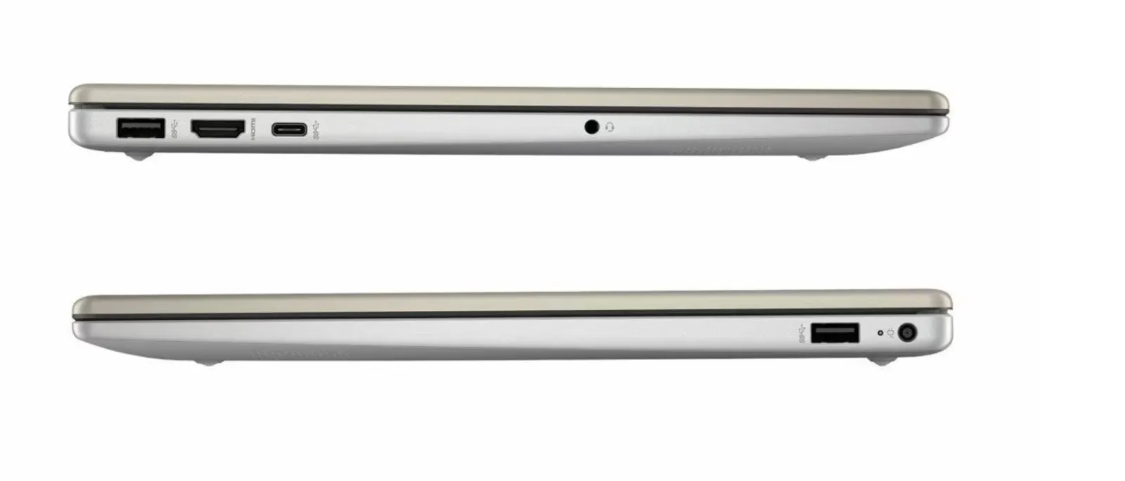 PORTÁTIL HP 15-FD0260LA 15.6" CORE I5-120U 16GB DDR4 512GB SSD DORADO CÁLIDO, vista 3